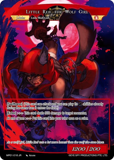 Little Red Riding Hood // Little Red, the Wolf Girl MP01-016 JR