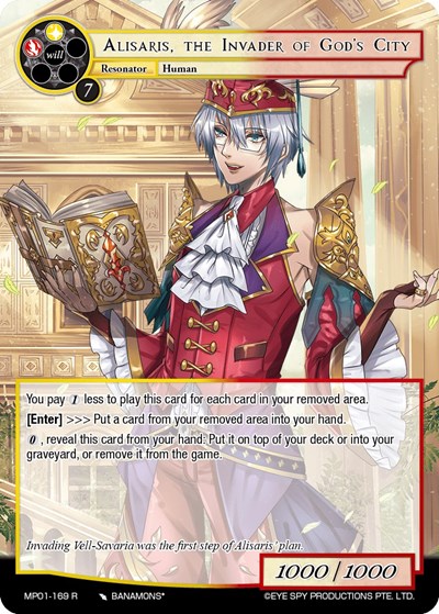 Alisaris, the Invader of God's City MP01-169 R