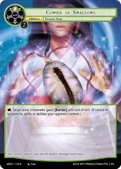 Cowrie of Swallows MP01-119 N