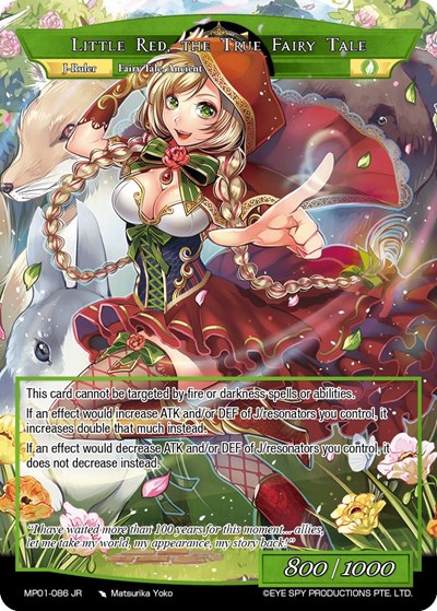 Crimson Girl in the Sky // Little Red, the True Fairy Tale MP01-086 JR
