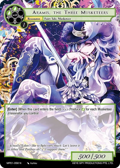 Aramis, the Three Musketeers MP01-056 N