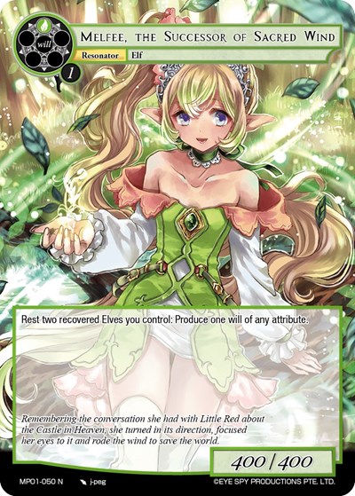 Melfee, the Successor of Sacred Wind MP01-050 N
