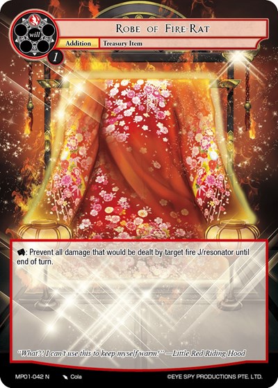 Robe of Fire-Rat MP01-042 N
