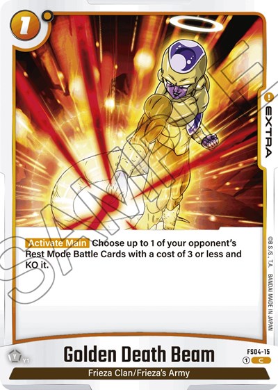Golden Death Beam (FS04-15) [Fusion World] FS04-15