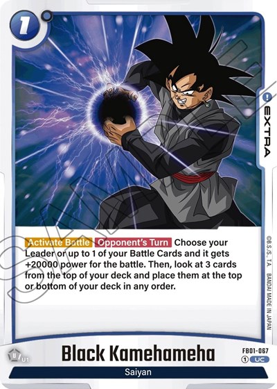 Black Kamehameha (FB01-067) [Fusion World] FB01-067