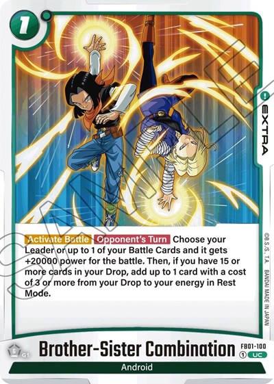 Brother-Sister Combination (FB01-100) [Fusion World] FB01-100
