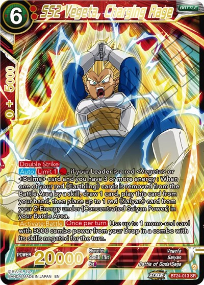 SS2 Vegeta, Charging Rage BT24-013
