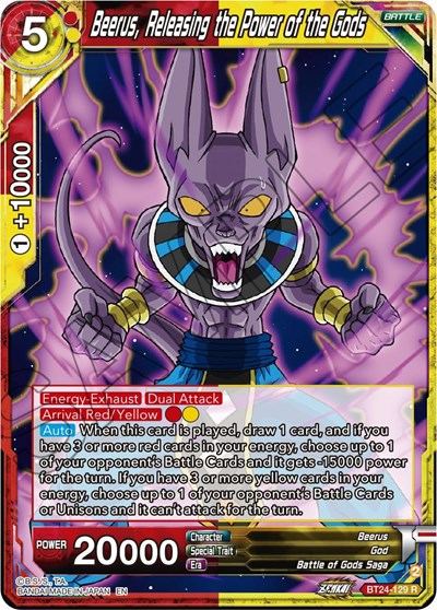 Beerus, Releasing the Power of the Gods BT24-129