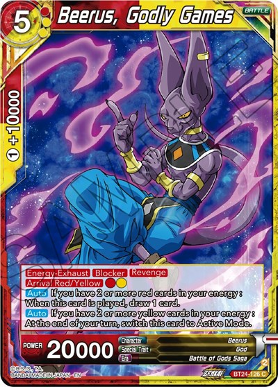 Beerus, Godly Games BT24-126