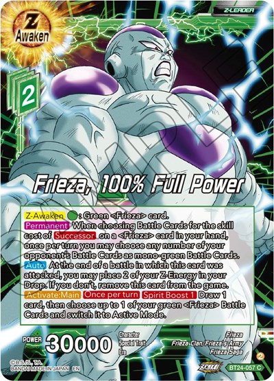 Frieza, 100% Full Power BT24-057