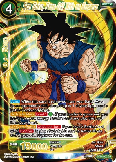 Son Goku, Face-Off With an Emperor BT24-063