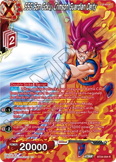 SSG Son Goku, Crimson Guardian Deity BT24-004