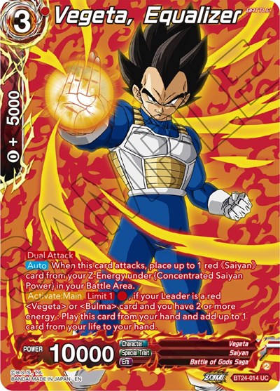 Vegeta, Equalizer BT24-014