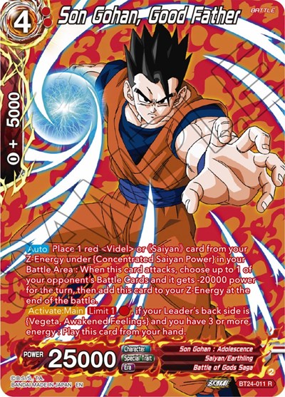 Son Gohan, Good Father BT24-011
