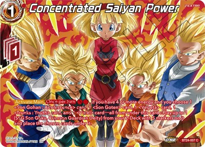 Concentrated Saiyan Power BT24-007
