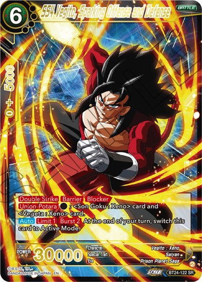 SS4 Vegito, Sparking Offense and Defense BT24-122