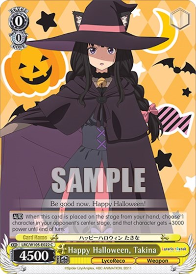 Happy Halloween, Takina LRC/W105-E022 C