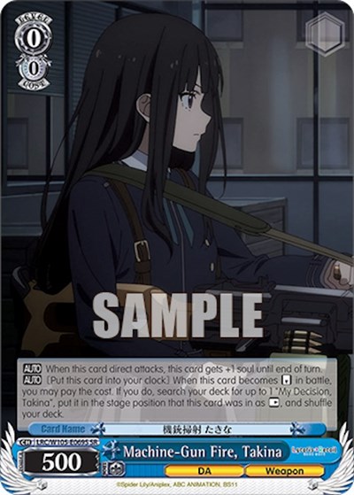 Machine-Gun Fire, Takina LRC/W105-E069S SR