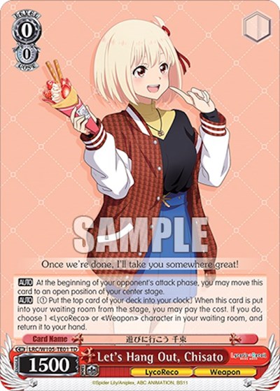Let's Hang Out, Chisato LRC/W105-TE01 TD