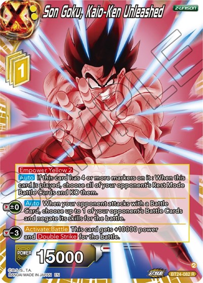Son Goku, Kaio-Ken Unleashed BT24-082