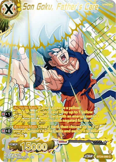 Son Goku, Father's Care BT24-086