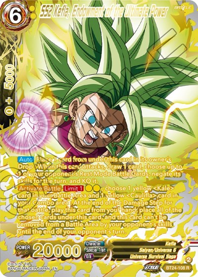 SS2 Kefla, Endowment of the Ultimate Power BT24-108