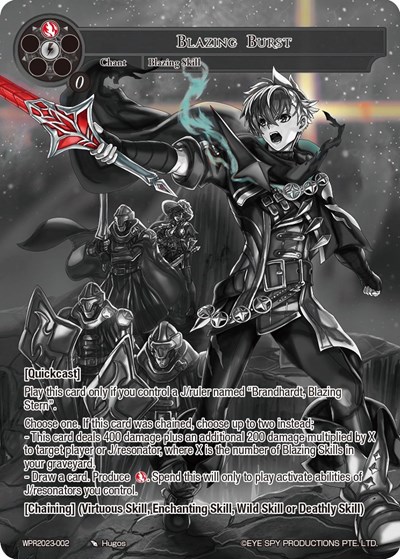 Blazing Burst WPR2023-002