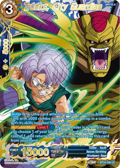Trunks, City Guardian BT24-036