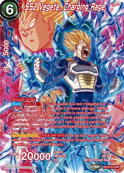 SS2 Vegeta, Charging Rage BT24-013