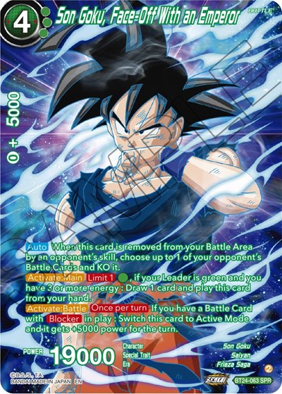 Son Goku, Face-Off With an Emperor BT24-063