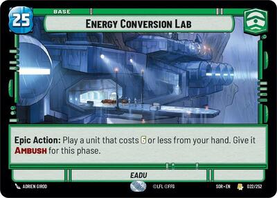 Energy Conversion Lab — Spark of Rebellion