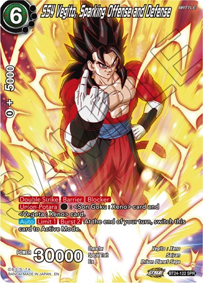 SS4 Vegito, Sparking Offense and Defense BT24-122