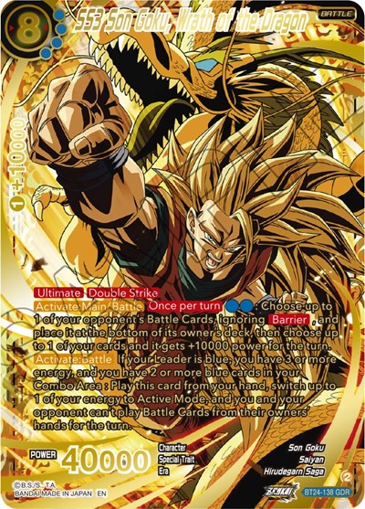 SS3 Son Goku, Wrath of the Dragon BT24-138