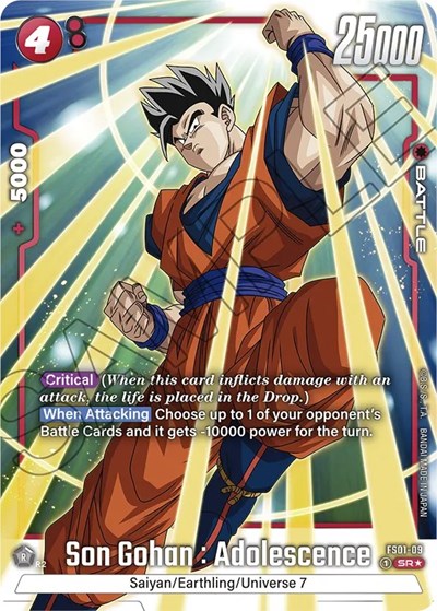 Son Gohan : Adolescence (FS01-09) [Fusion World] FS01-09