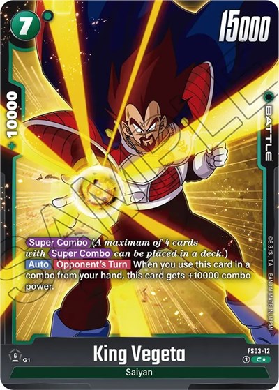 King Vegeta (FS03-12) [Fusion World] FS03-12