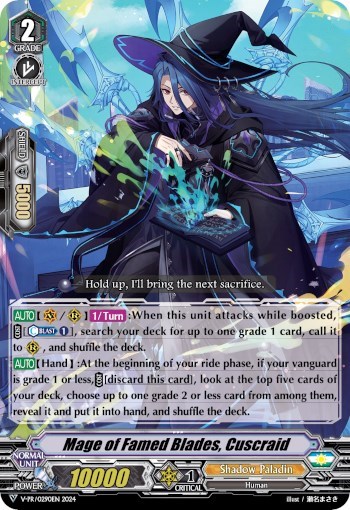 Mage of Famed Blades, Cuscraid [V-Format] V-PR/0290EN 2024