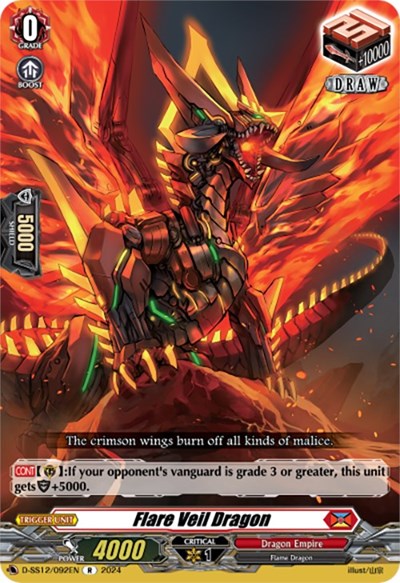 Flare Veil Dragon [D Format] D-SS12/092EN