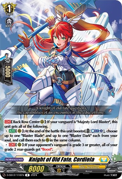 Knight of Old Fate, Cordiela [D Format] D-SS12/110EN