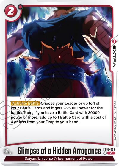 Glimpse of a Hidden Arrogance (FB02-035) [Fusion World] FB02-035