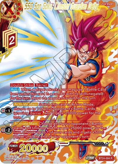 SSG Son Goku, Crimson Guardian Deity BT24-004