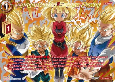 Concentrated Saiyan Power BT24-007