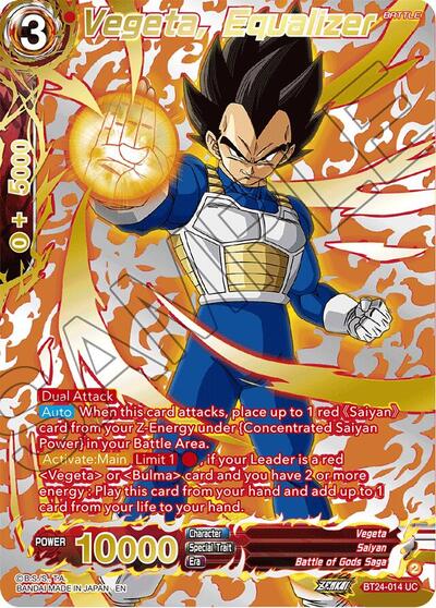 Vegeta, Equalizer BT24-014