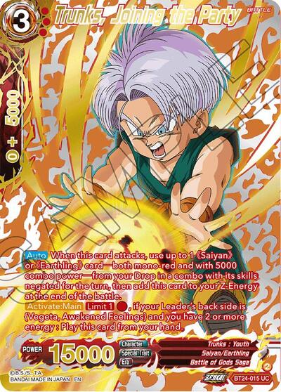 Trunks, Joining the Party BT24-015