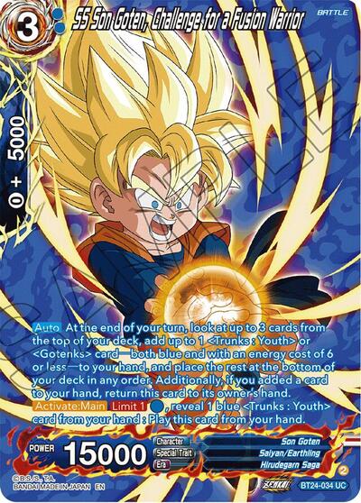 SS Son Goten, Challenge for a Fusion Warrior BT24-034
