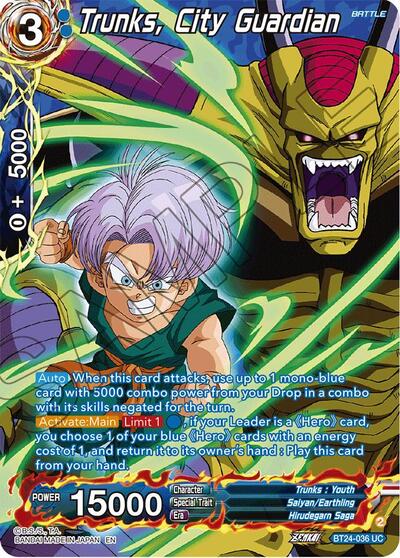 Trunks, City Guardian BT24-036
