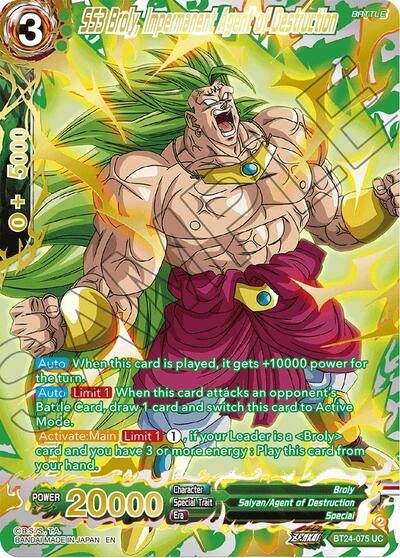 SS3 Broly, Impermanent Agent of Destruction BT24-075