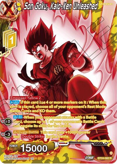 Son Goku, Kaio-Ken Unleashed BT24-082