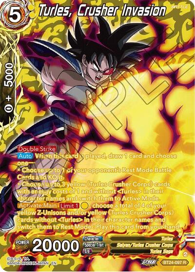 Turles, Crusher Invasion BT24-097