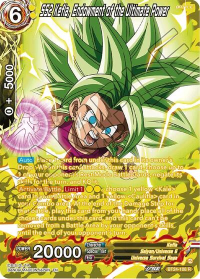 SS2 Kefla, Endowment of the Ultimate Power BT24-108