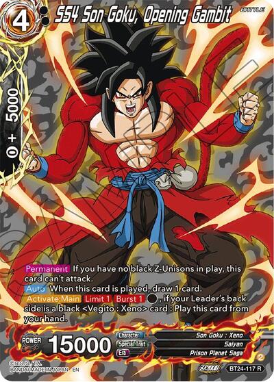 SS4 Son Goku, Opening Gambit BT24-117